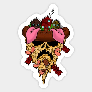 HAM Poison Pizza Sticker